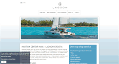 Desktop Screenshot of lagoon.com.hr